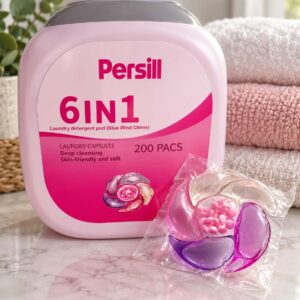 Persill 6IN1 skalbimo kapsulės – 200 vnt.